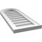 Ekena Millwork Round Top Surface Mount PVC Gable Vent w/ 2"W x 1-1/2"P Brickmould Frame, 12"W x 30"H GVPRT12X3002SN - alternate 5